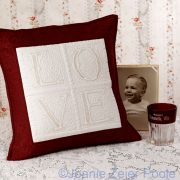 Love Fancy Alphabet Pillow