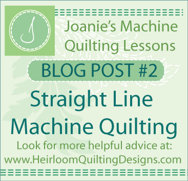 Learn Straight line Machine Quilting