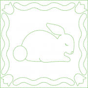 Bunny Quilting Design